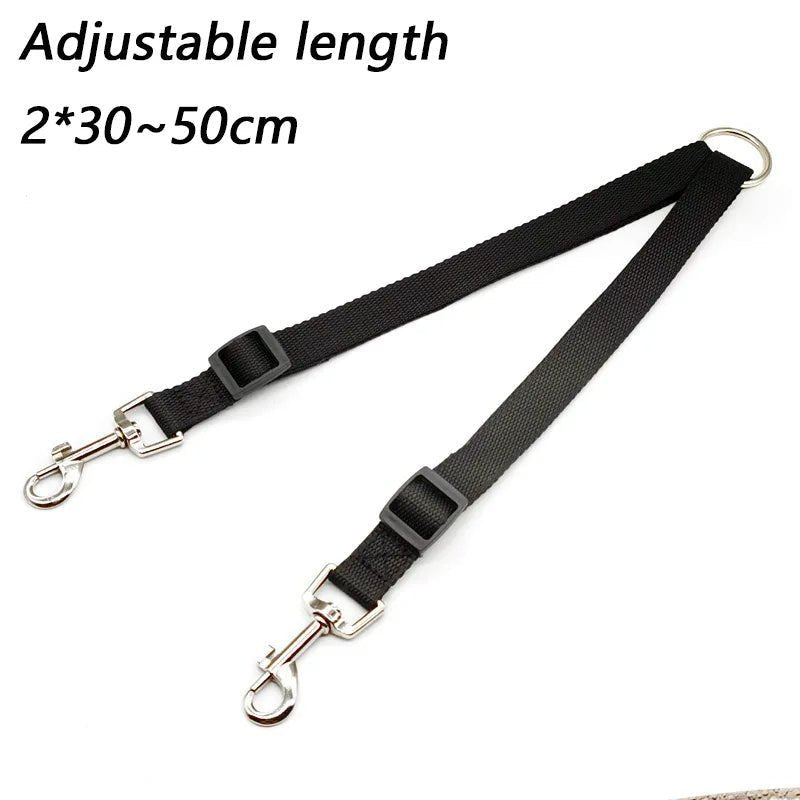double laisse chien - Mon chien confortable