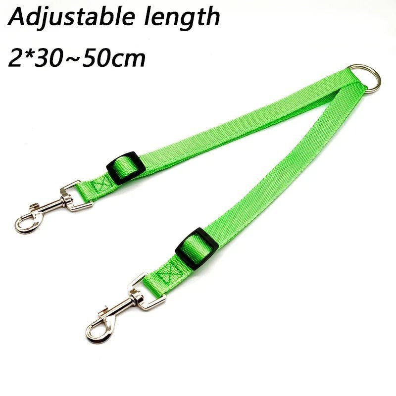 double laisse chien - Mon chien confortable