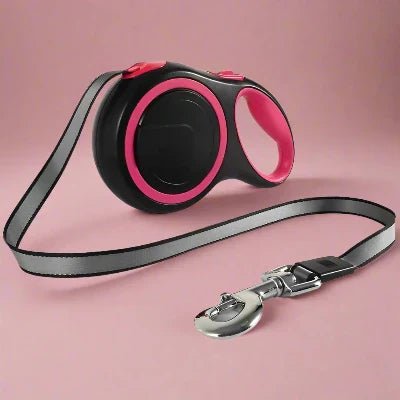 Laisse de chien - MaxLeash™ - Rose - Mon chien confortable