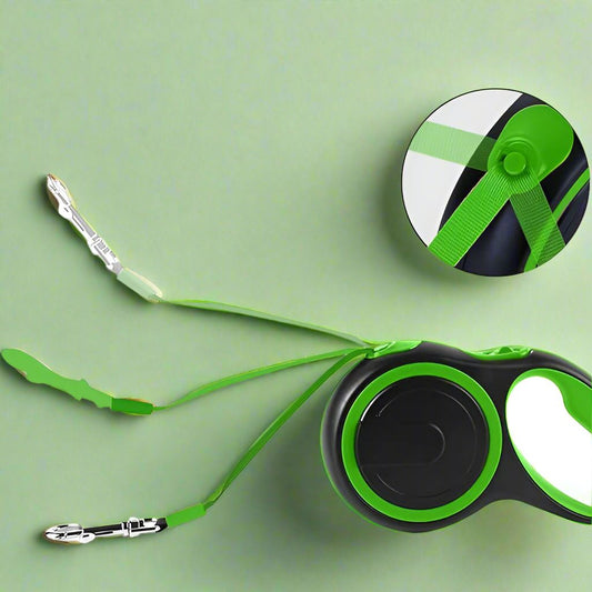 Laisse de chien - MaxLeash™ - Vert - Mon chien confortable