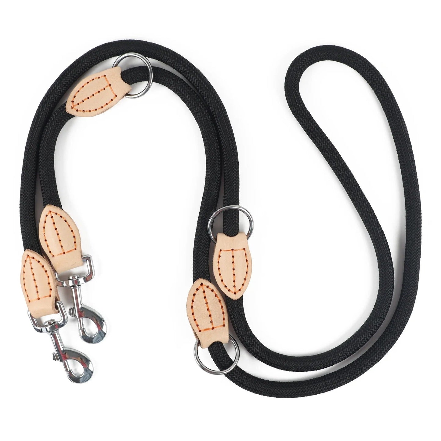 laisse double pour chien - Nylon - Mon chien confortable