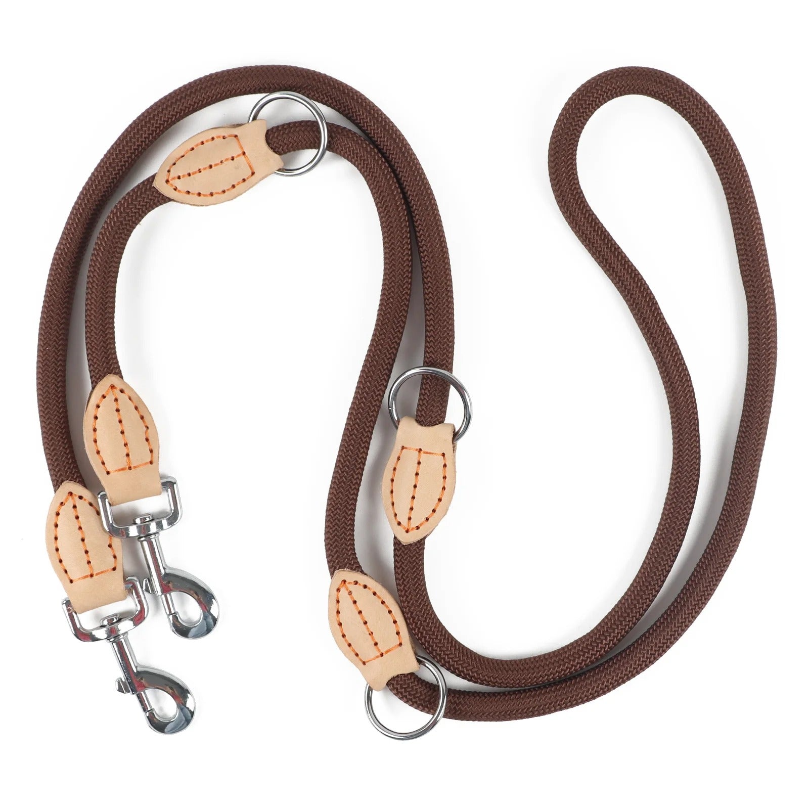 laisse double pour chien - Nylon - Mon chien confortable