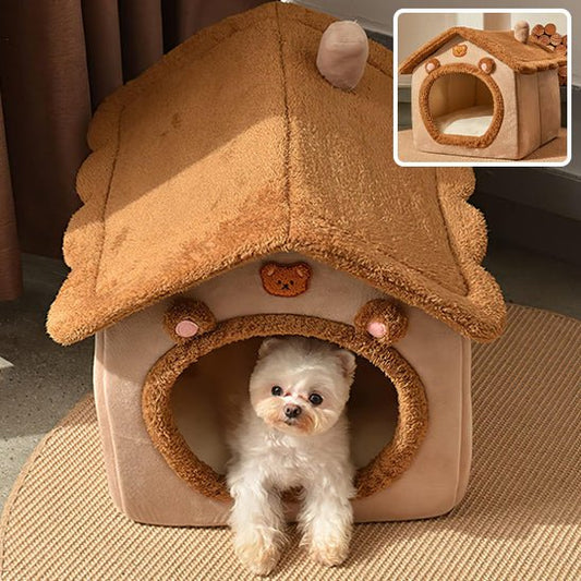 Niche Maison d'Hiver pour Chien - Mon chien confortable